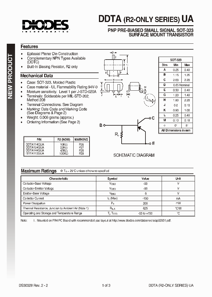 DDTA115GUA_2267506.PDF Datasheet