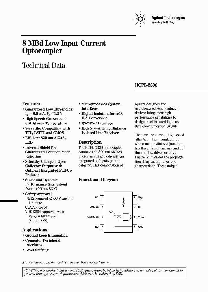 HCPL-2300300_2267682.PDF Datasheet