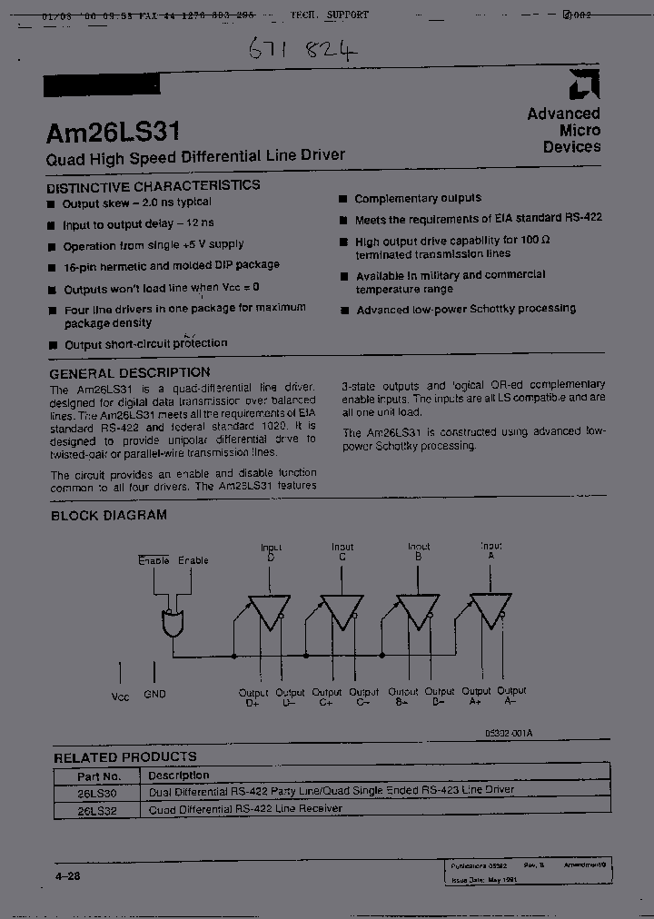 AM26LS31SC_2267630.PDF Datasheet