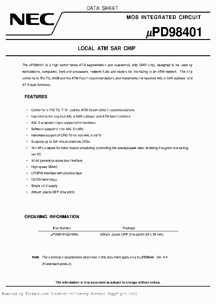 UPD98401GD-MML_2267174.PDF Datasheet