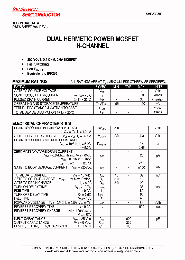 SHD230303_2269598.PDF Datasheet