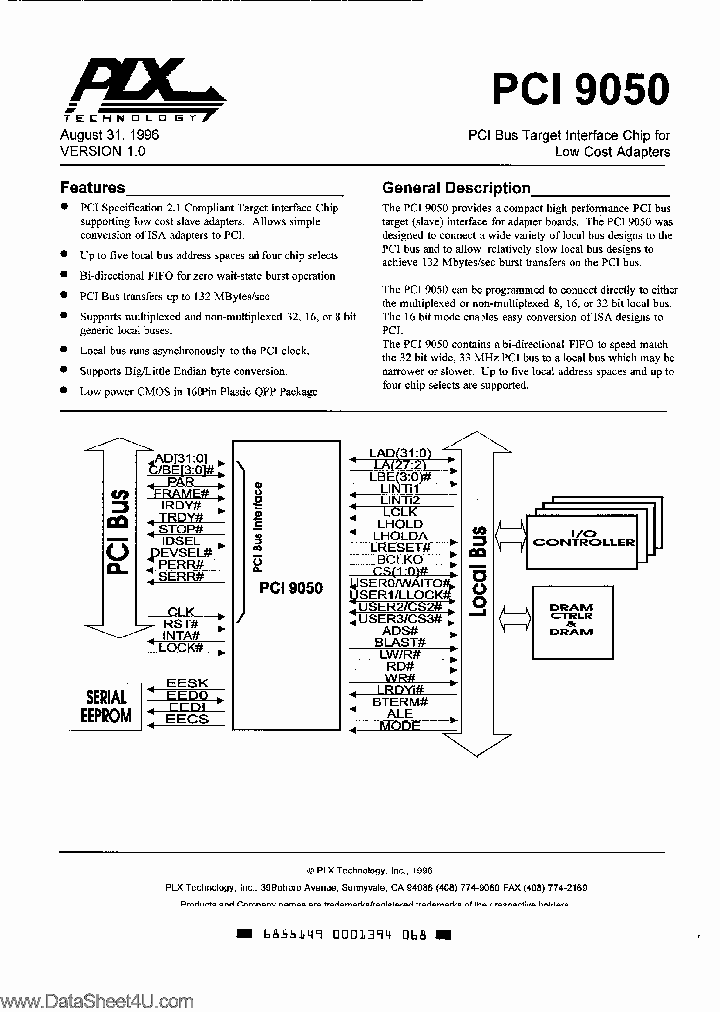 PCI9050_2268707.PDF Datasheet