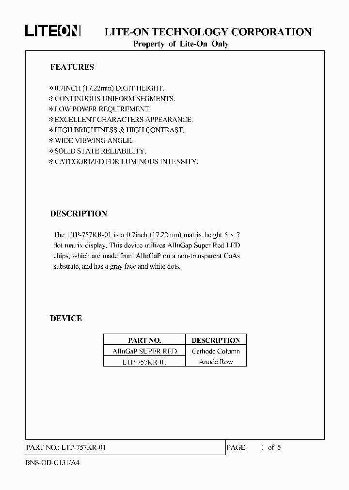 LTP-757KR-01_2270267.PDF Datasheet