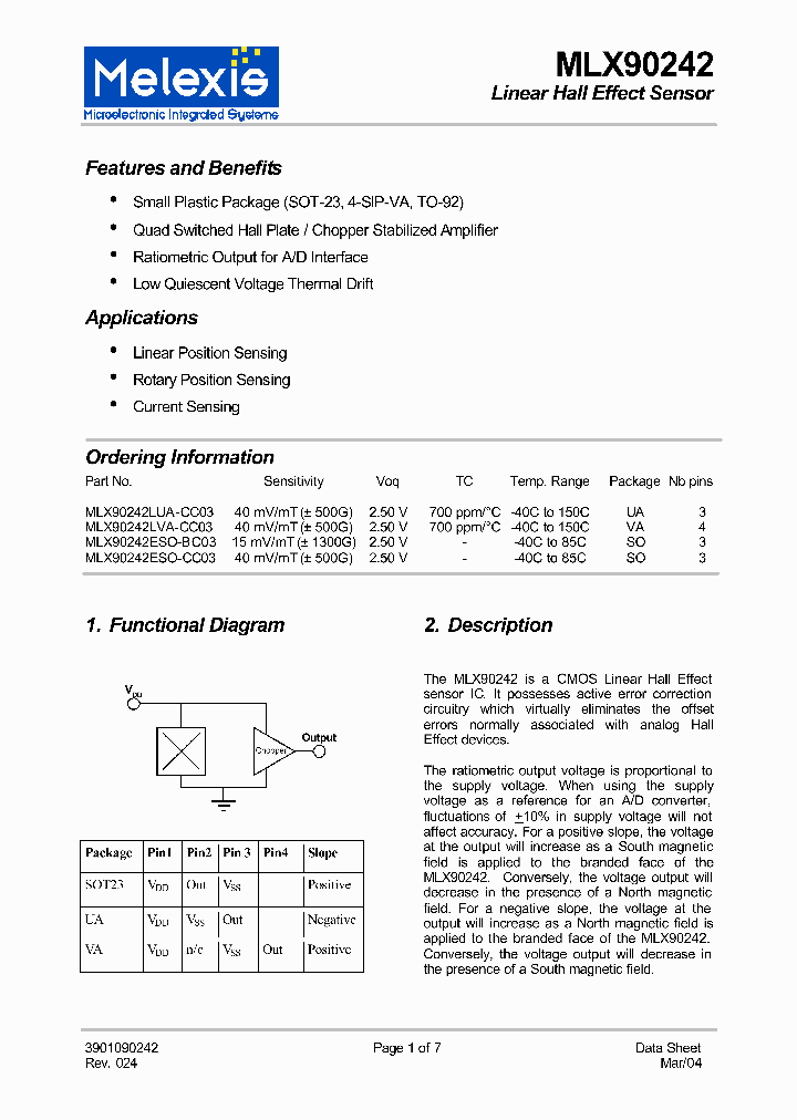 MLX90242ESO-BC03_2271139.PDF Datasheet