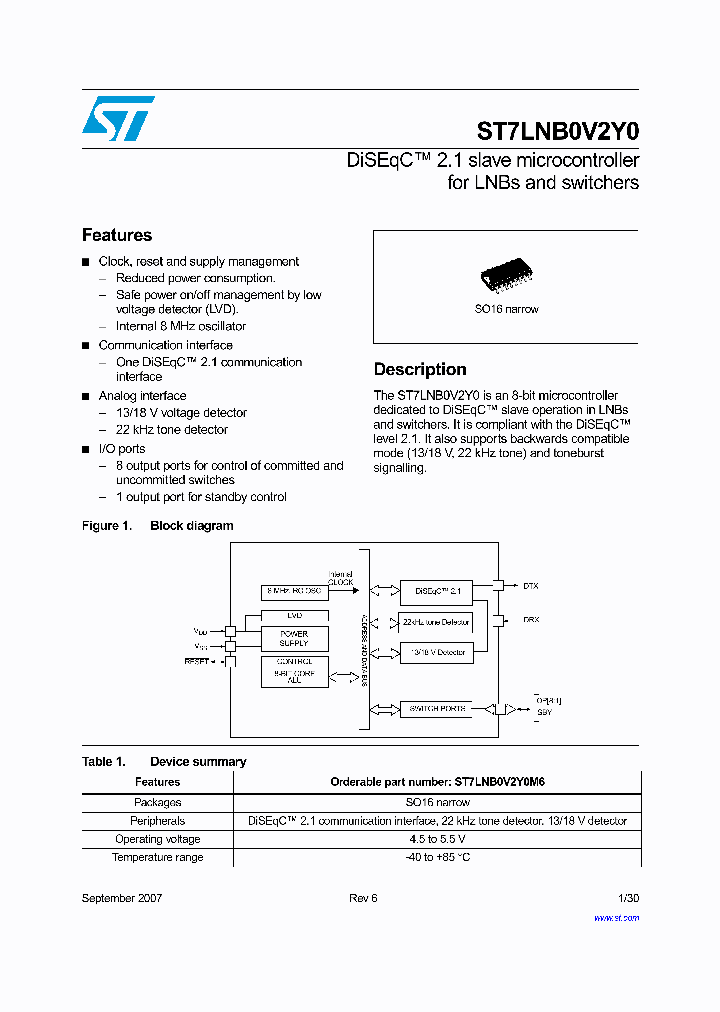 ST7LNB0V2Y0_2270925.PDF Datasheet