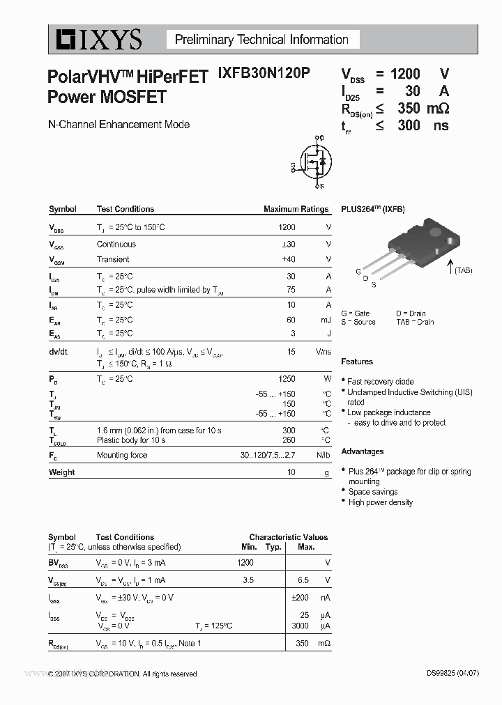 IXFB30N120P_2271866.PDF Datasheet