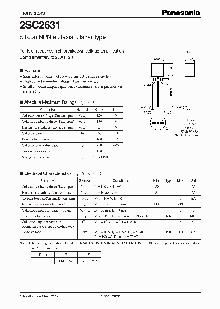 2SC2631_2272888.PDF Datasheet