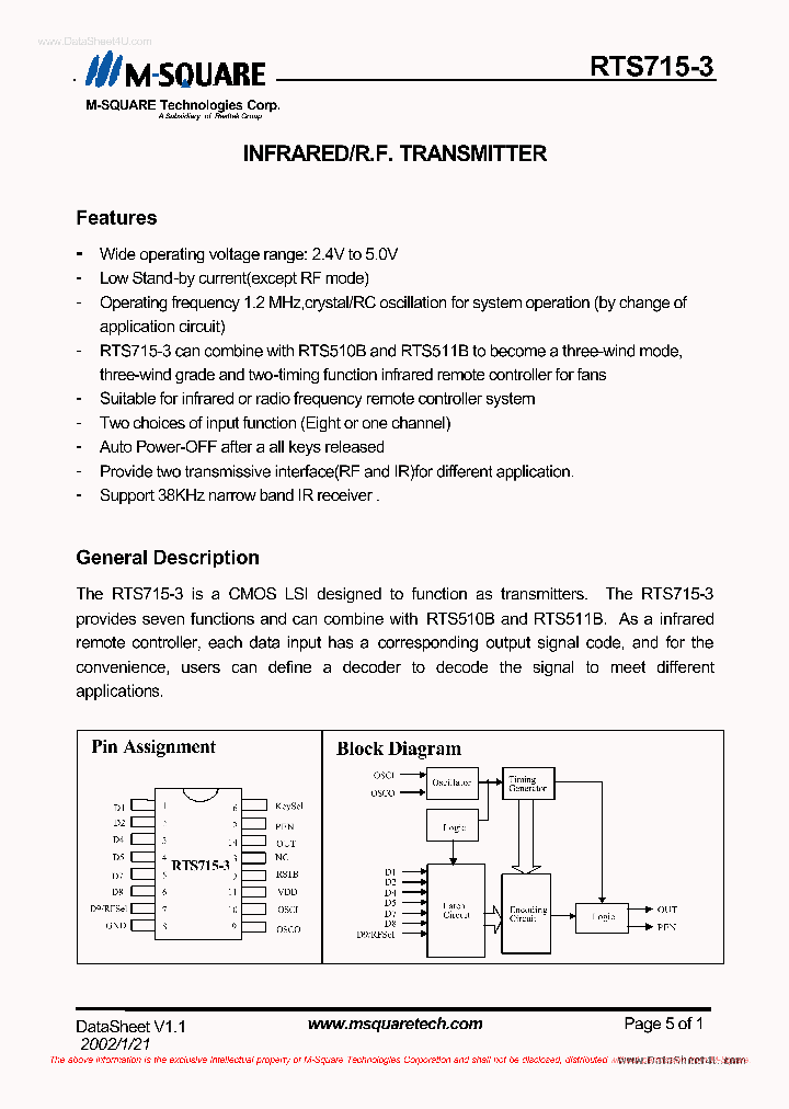 RTS715-3_2272229.PDF Datasheet