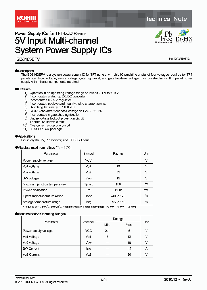 BD8163EFV_2274209.PDF Datasheet