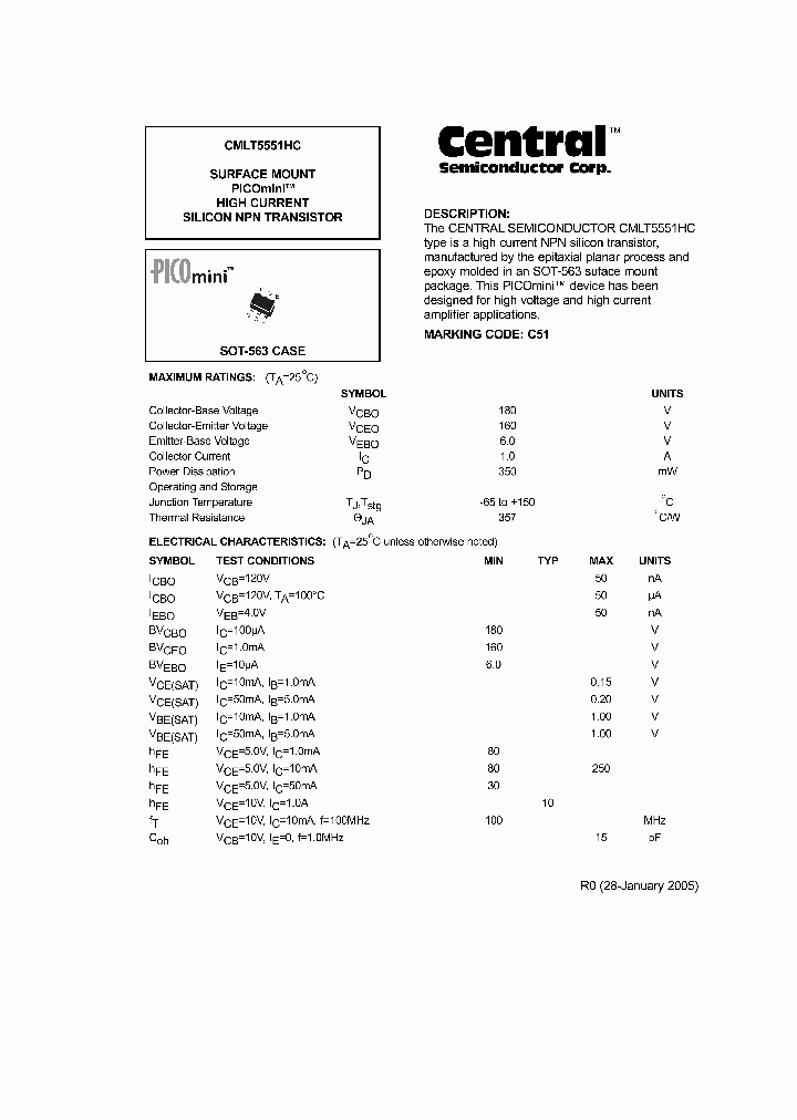 CMLT5551HC_2274577.PDF Datasheet