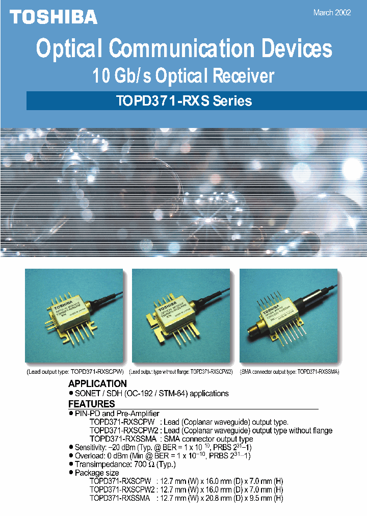 TOPD371-RXSCPW_2275073.PDF Datasheet
