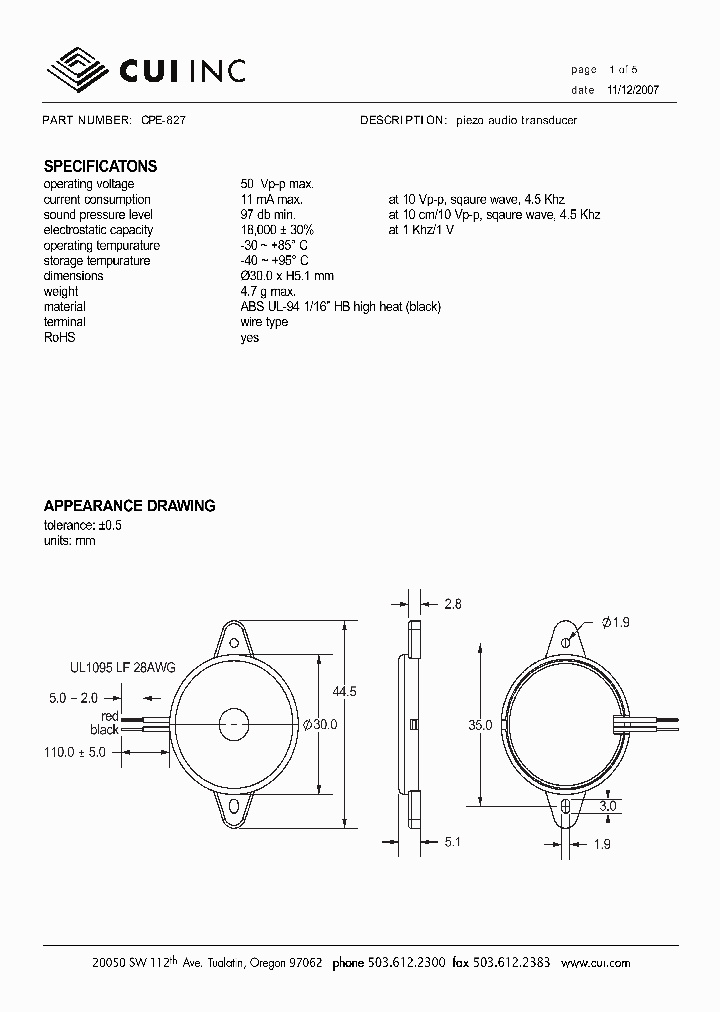 CPE-827_2276070.PDF Datasheet