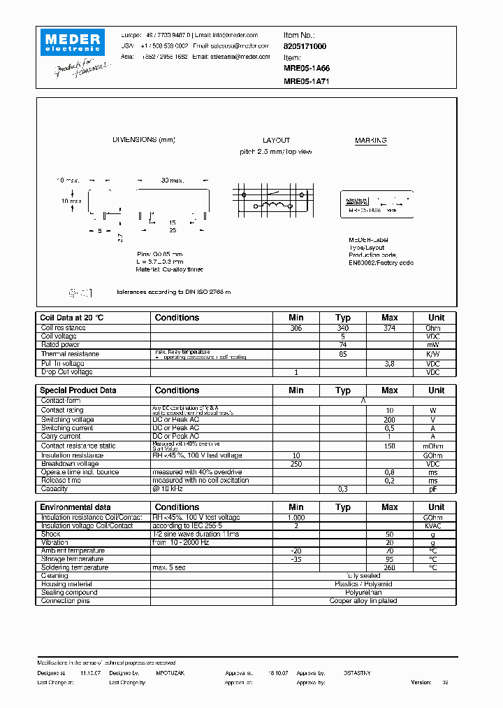 MRE05-1A66_2277533.PDF Datasheet