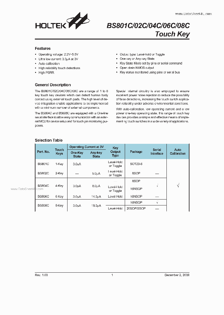 BS801C_2276073.PDF Datasheet