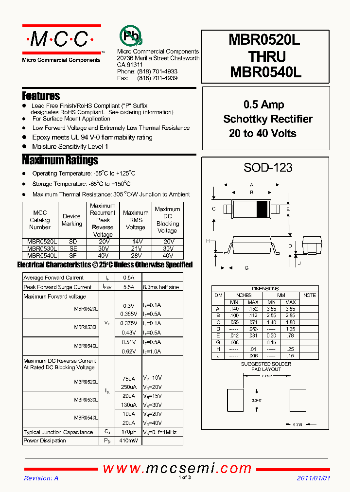 MBR0540L_2280001.PDF Datasheet