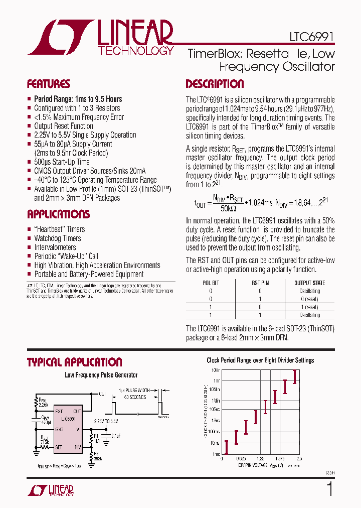 LTC6991HS6PBF_2285198.PDF Datasheet