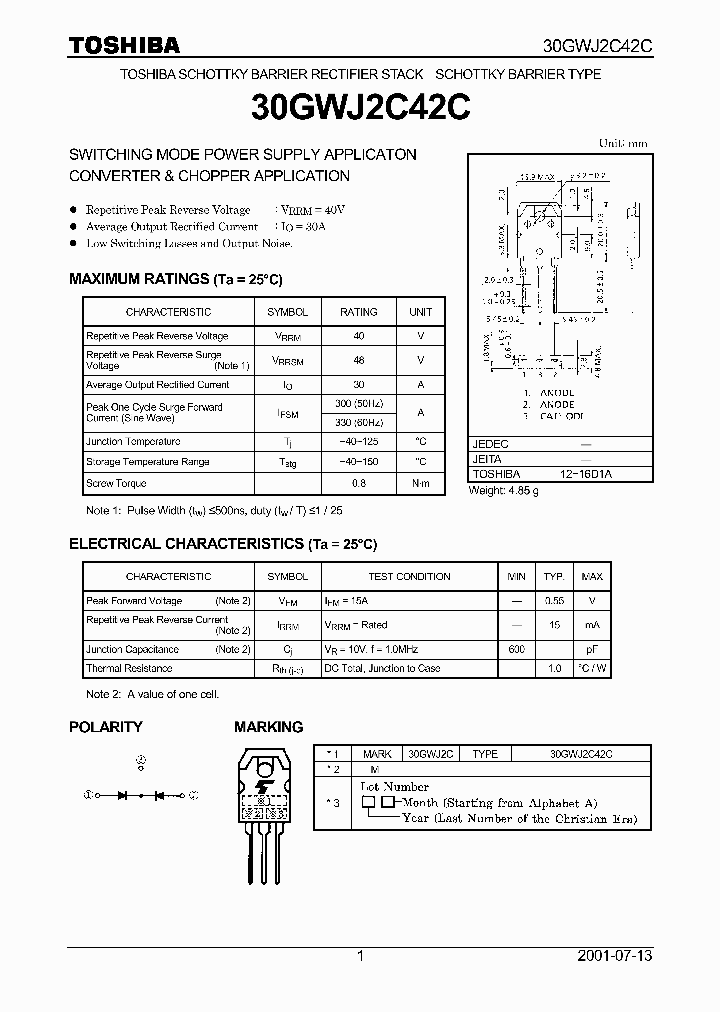 30GWJ2C42C_2288149.PDF Datasheet