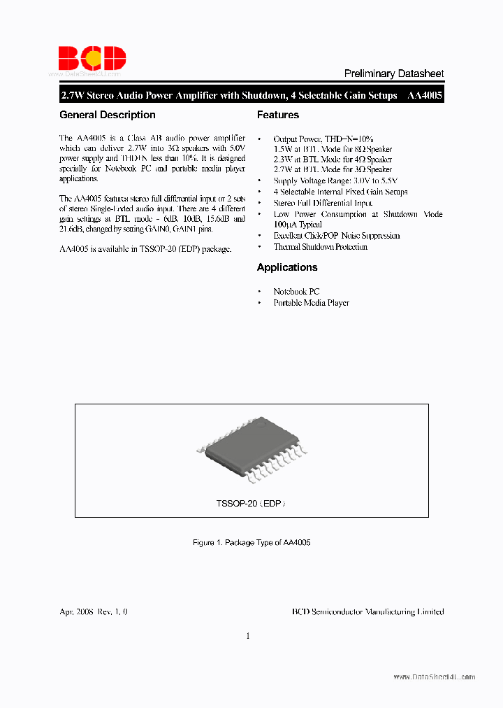 AA4005_2289980.PDF Datasheet