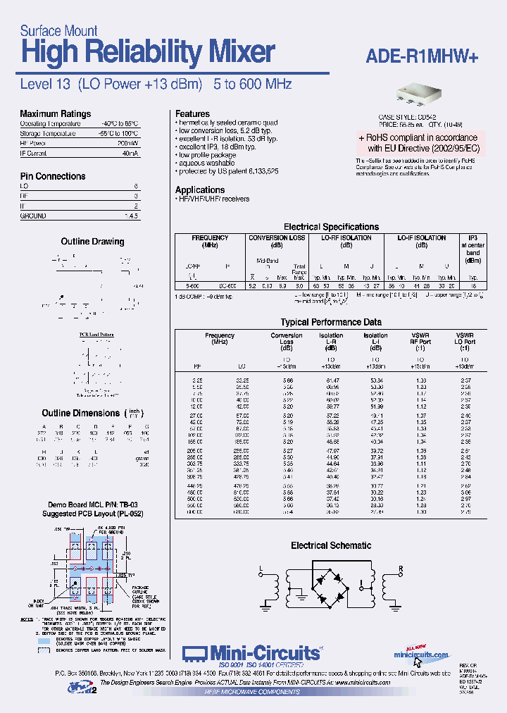 ADE-R1MHW_2297511.PDF Datasheet