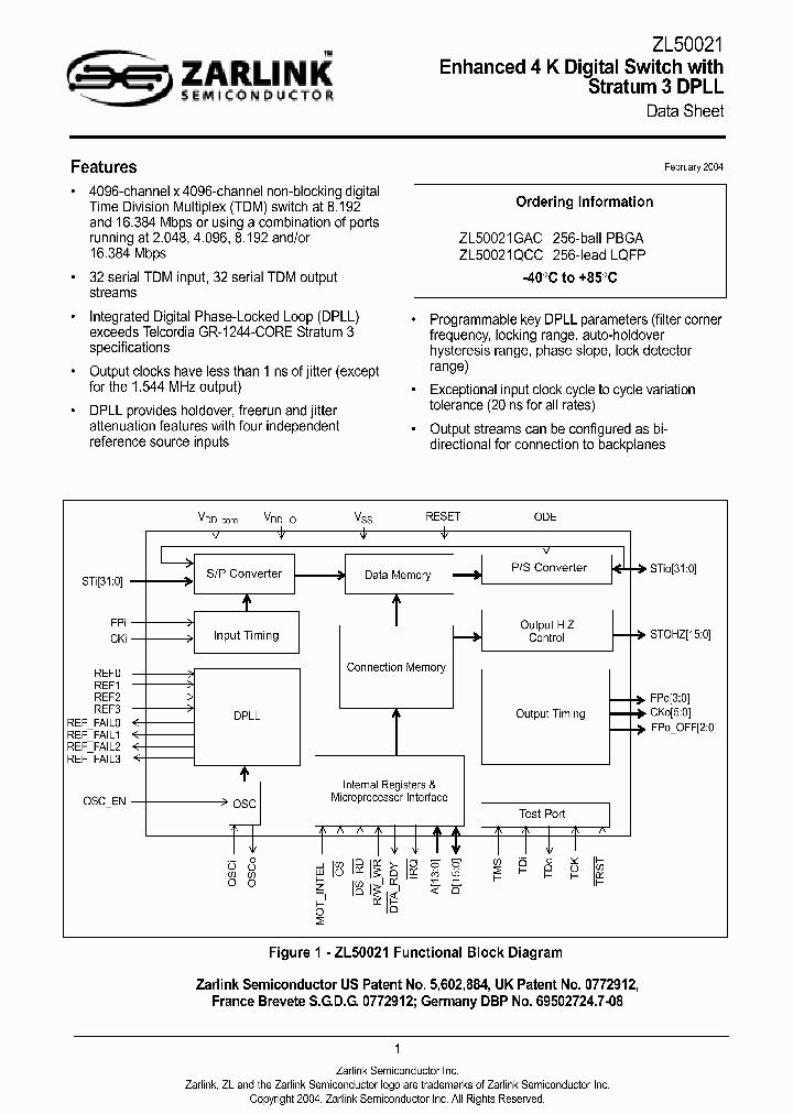 ZL50021_2298652.PDF Datasheet