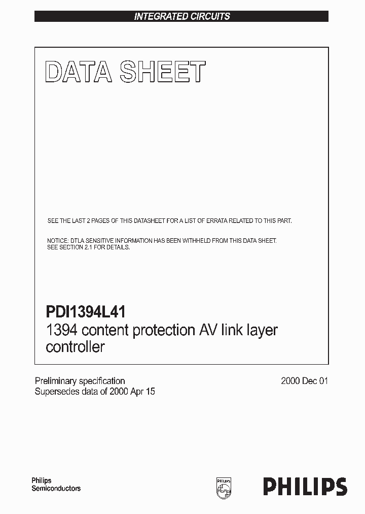 PDI1394L41BE_2296396.PDF Datasheet