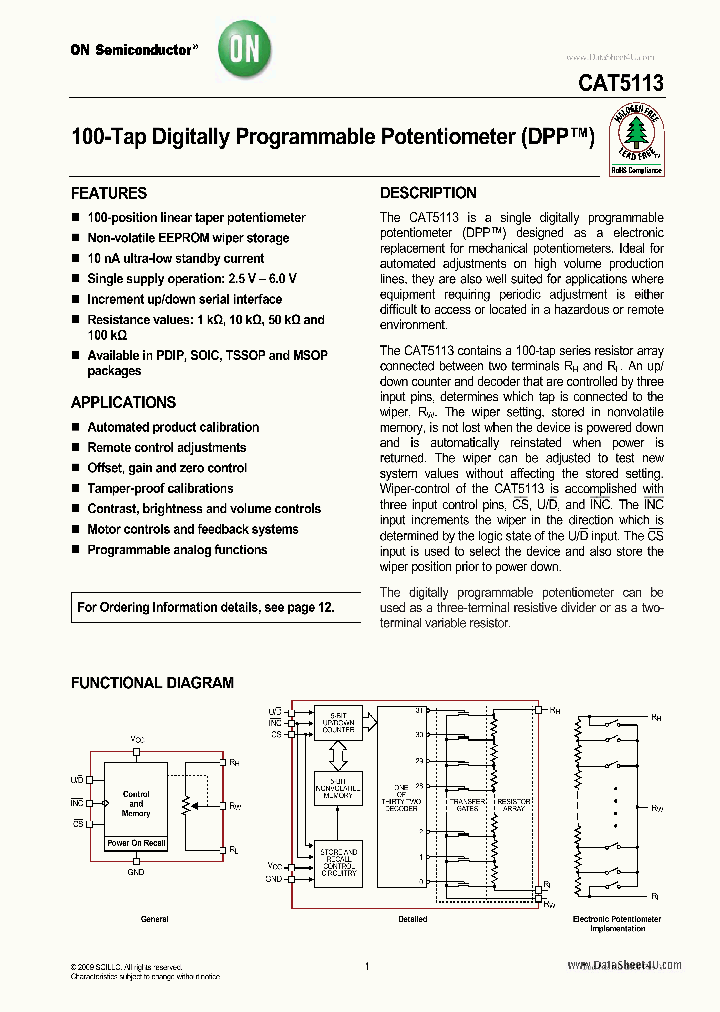 CAT5113_2295294.PDF Datasheet
