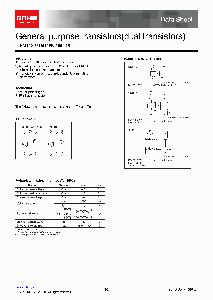 UMT18N_2301727.PDF Datasheet