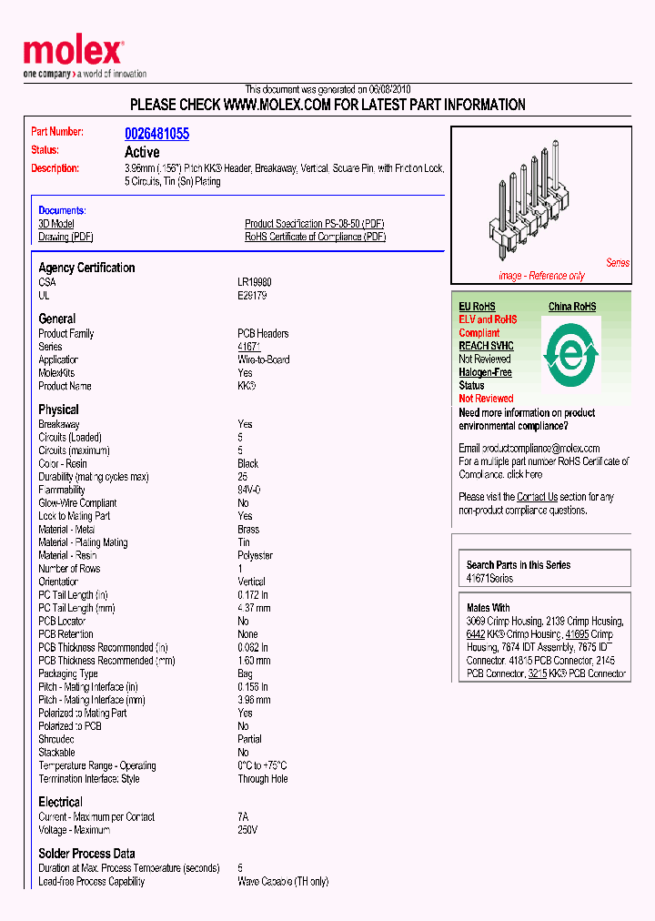 0026481055_2301356.PDF Datasheet