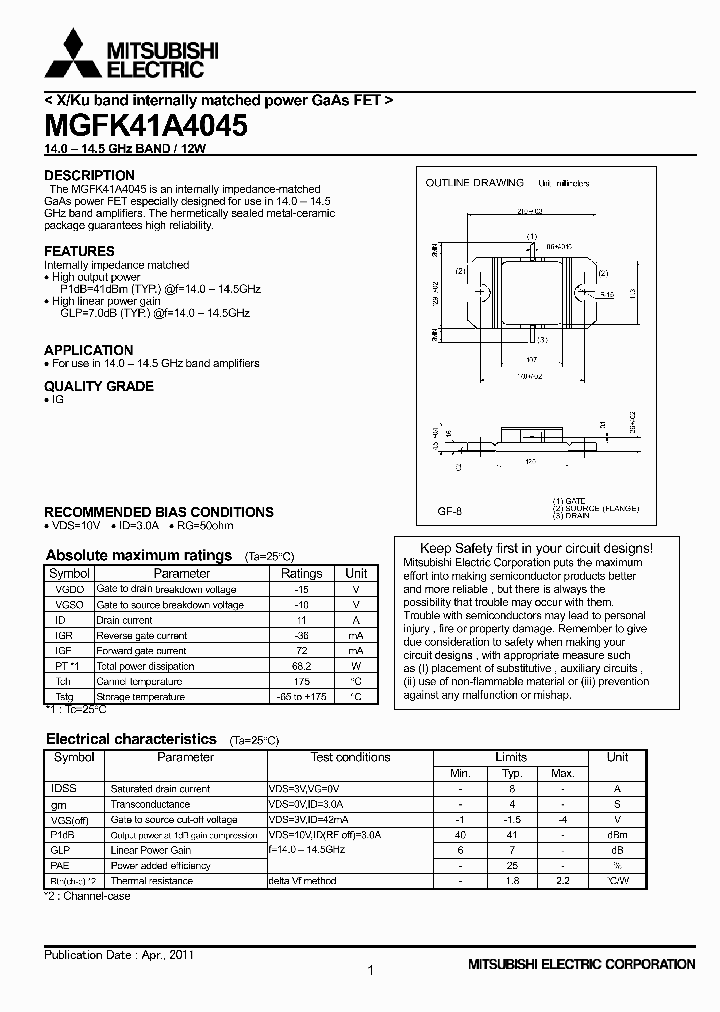 MGFK41A4045_2309712.PDF Datasheet