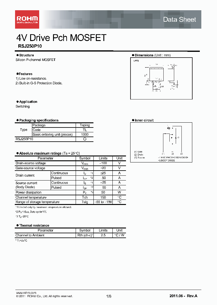 RSJ250P10_2311553.PDF Datasheet