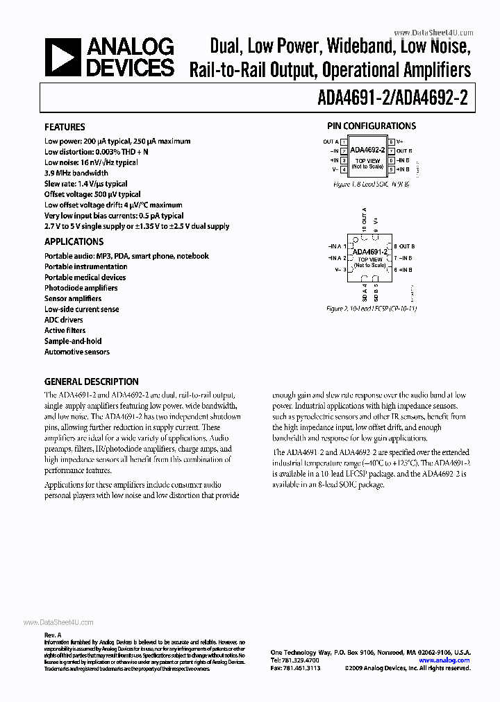 ADA4691-2_2311889.PDF Datasheet