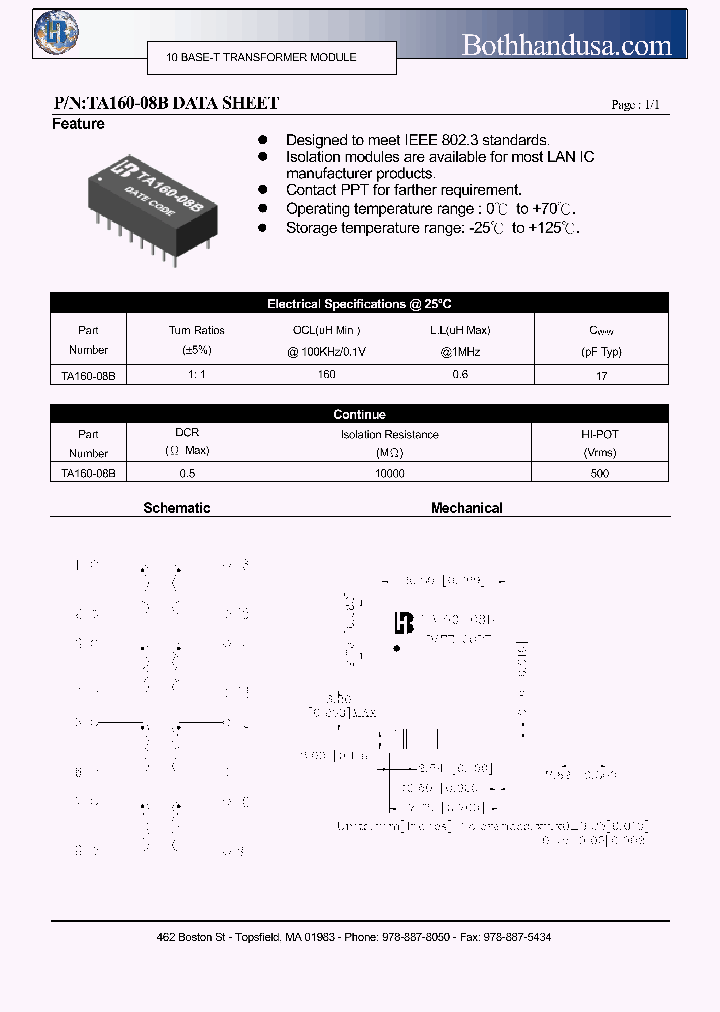 TA160-08B_2314688.PDF Datasheet