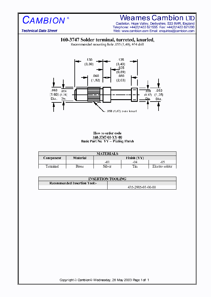 160-3747_2321901.PDF Datasheet
