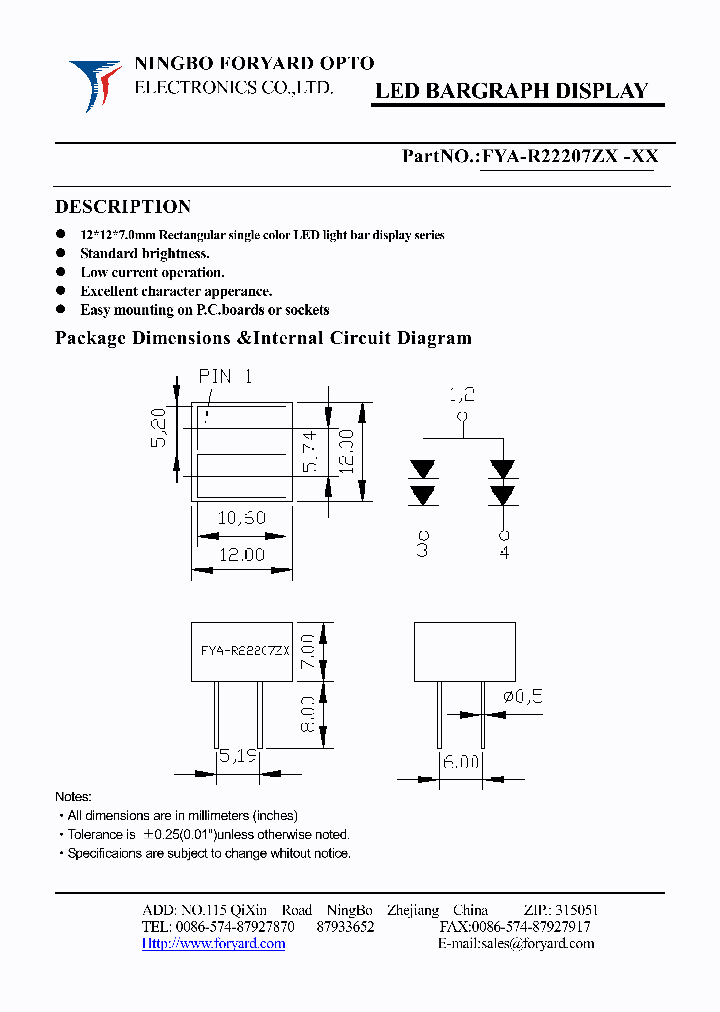 FYA-R22207ZX_2325510.PDF Datasheet