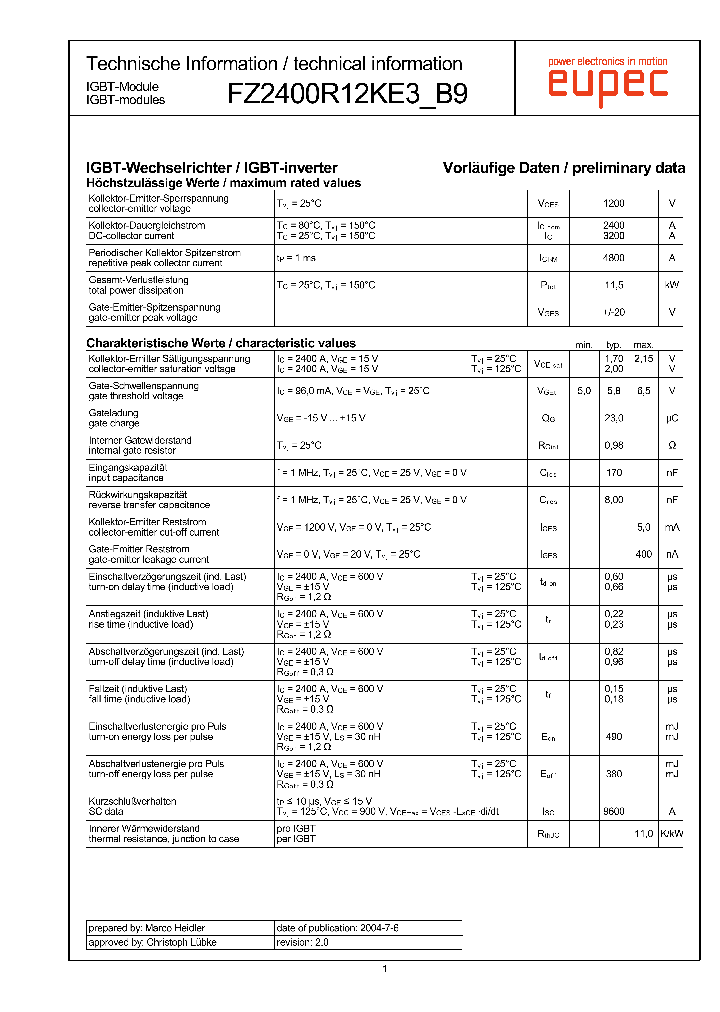 FZ2400R12KE3B9_2328757.PDF Datasheet