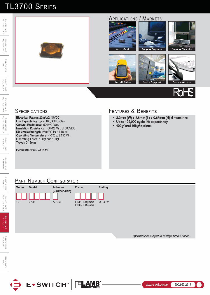 TL3700_2331440.PDF Datasheet