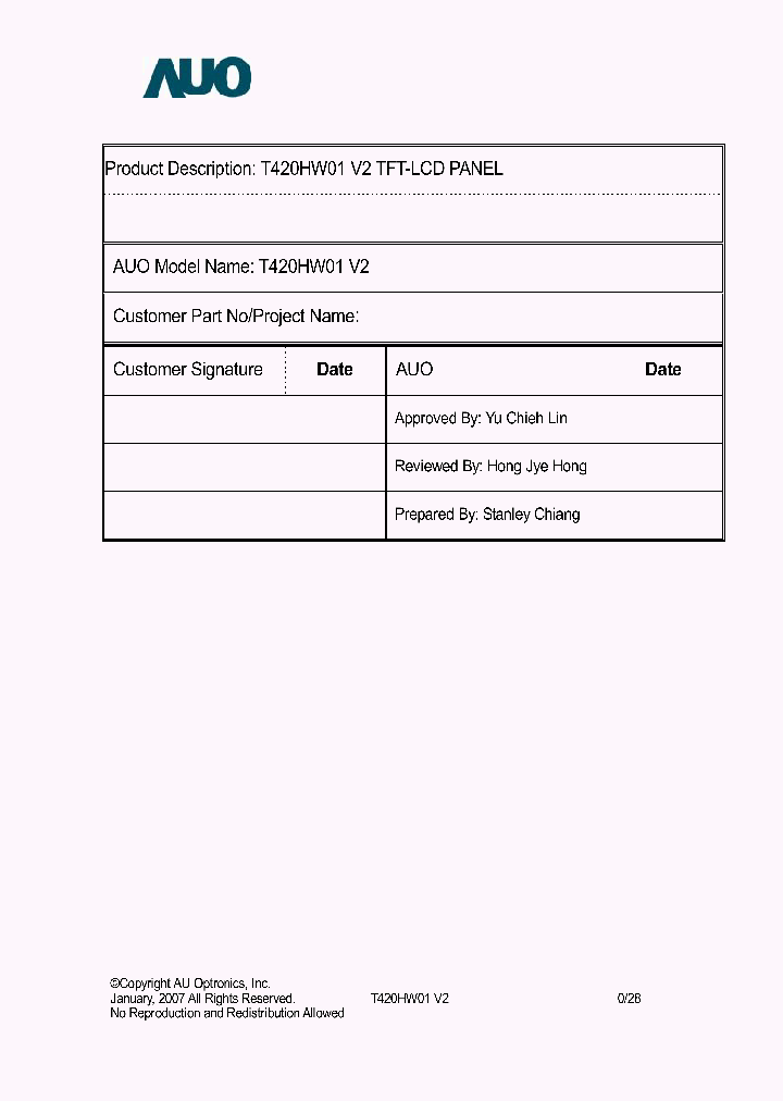 T420HW01V2_2327088.PDF Datasheet
