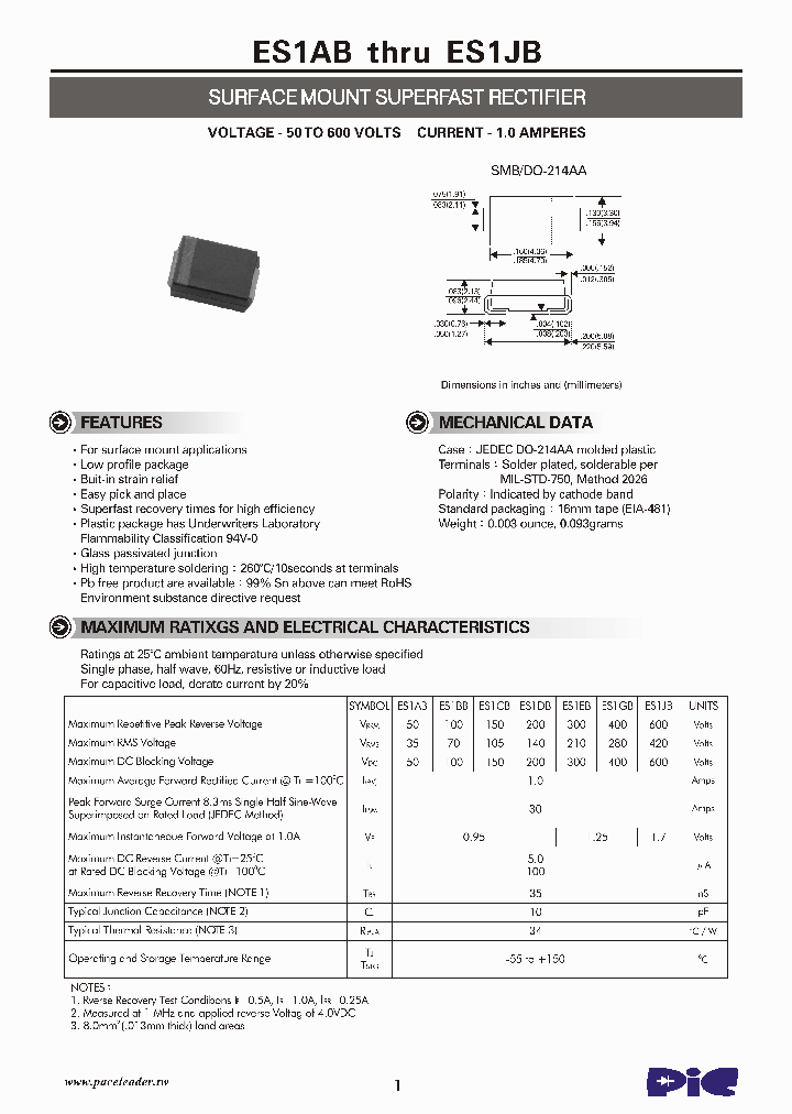 ES1DB_2333035.PDF Datasheet