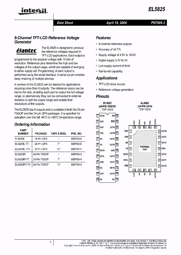 EL5825_2333616.PDF Datasheet