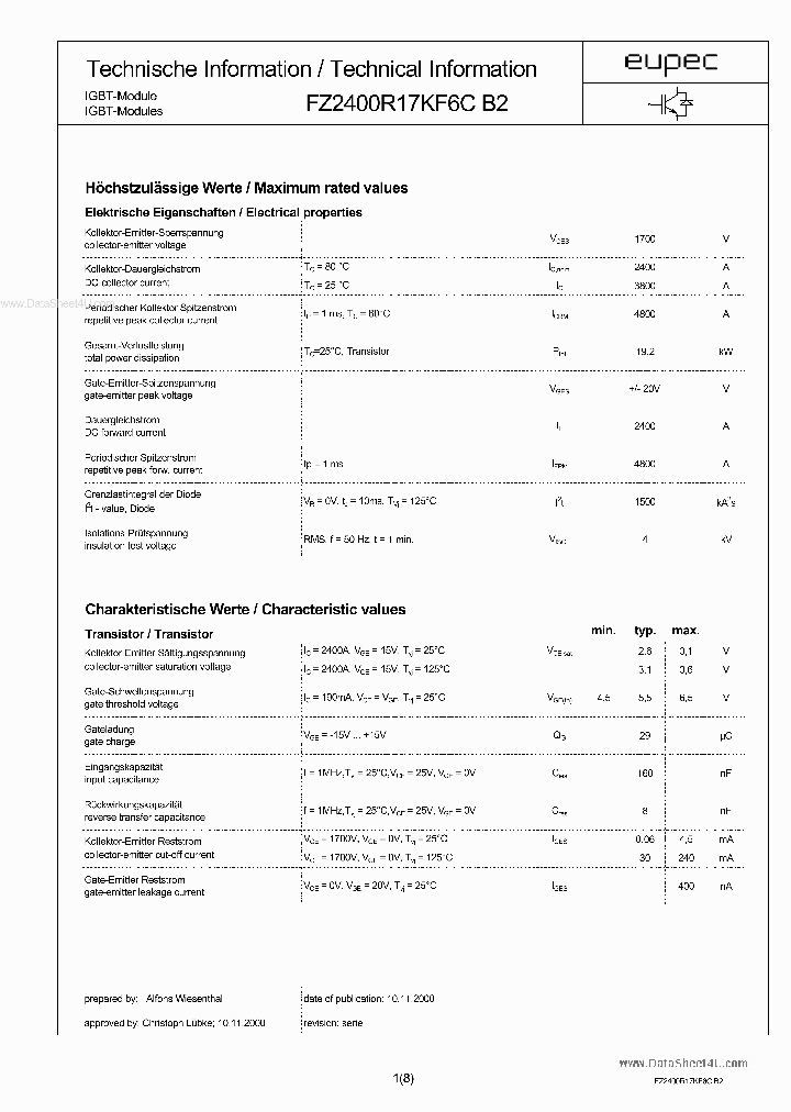 FZ2400R17KF6CB2_2334732.PDF Datasheet