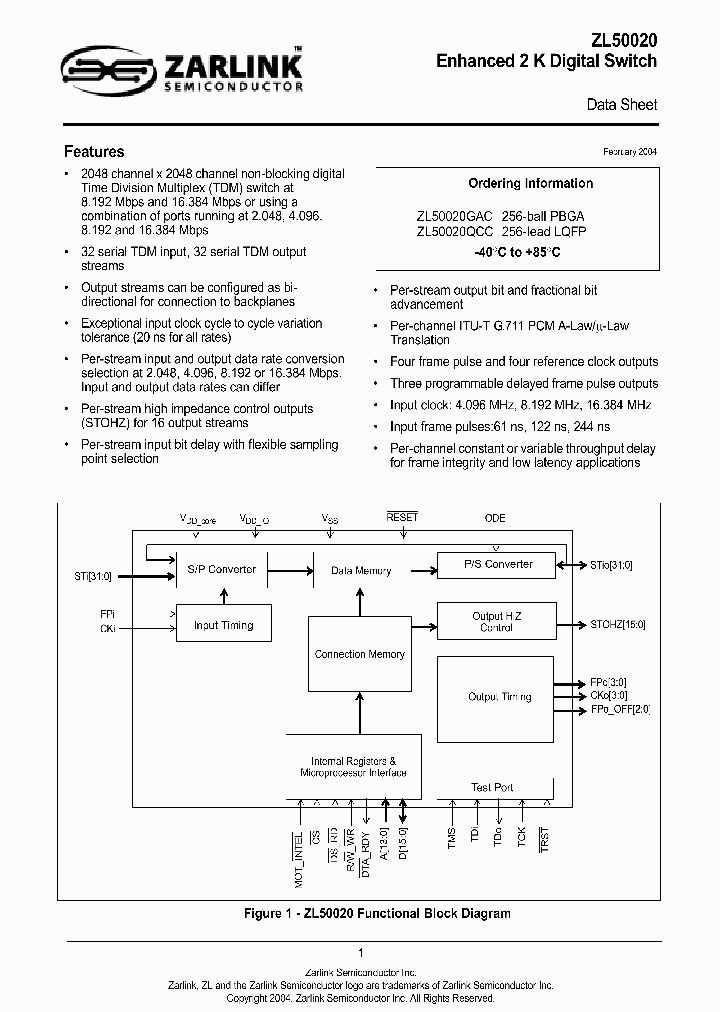ZL50020_2341719.PDF Datasheet