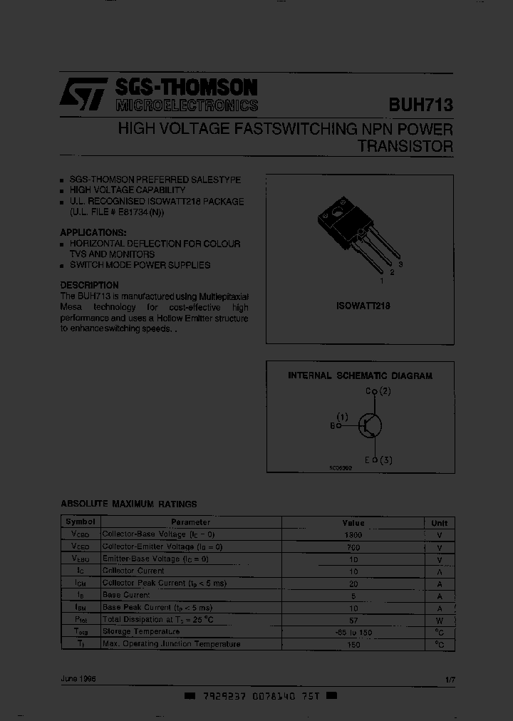 BUH713_2356216.PDF Datasheet
