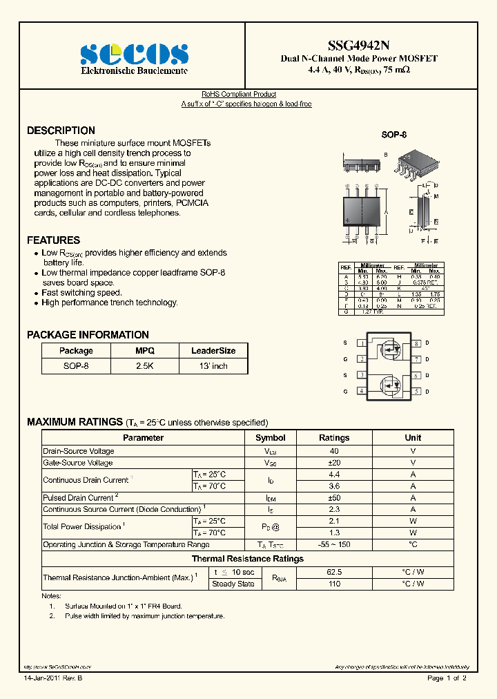SSG4942N_2358469.PDF Datasheet