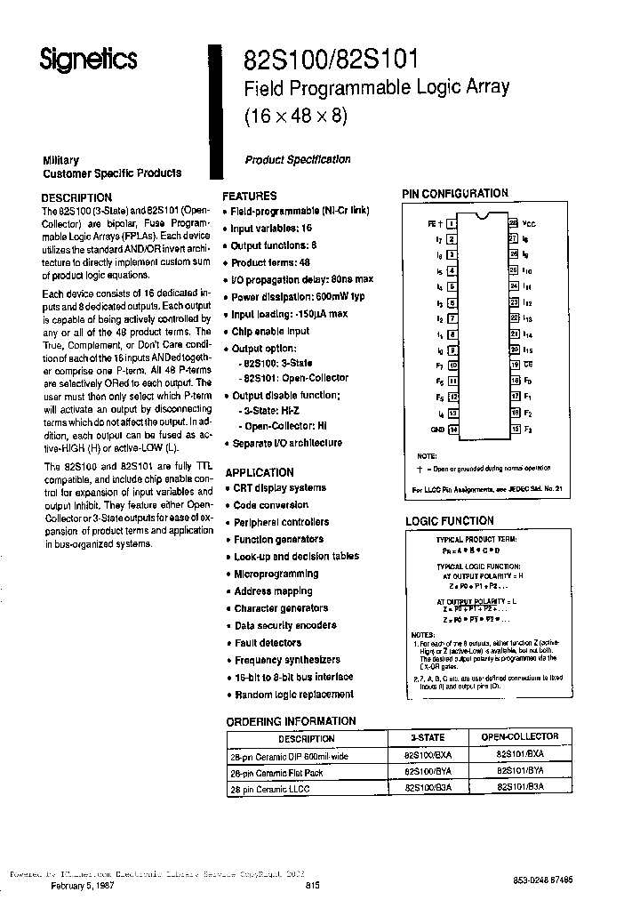 82S101BYA_2375300.PDF Datasheet