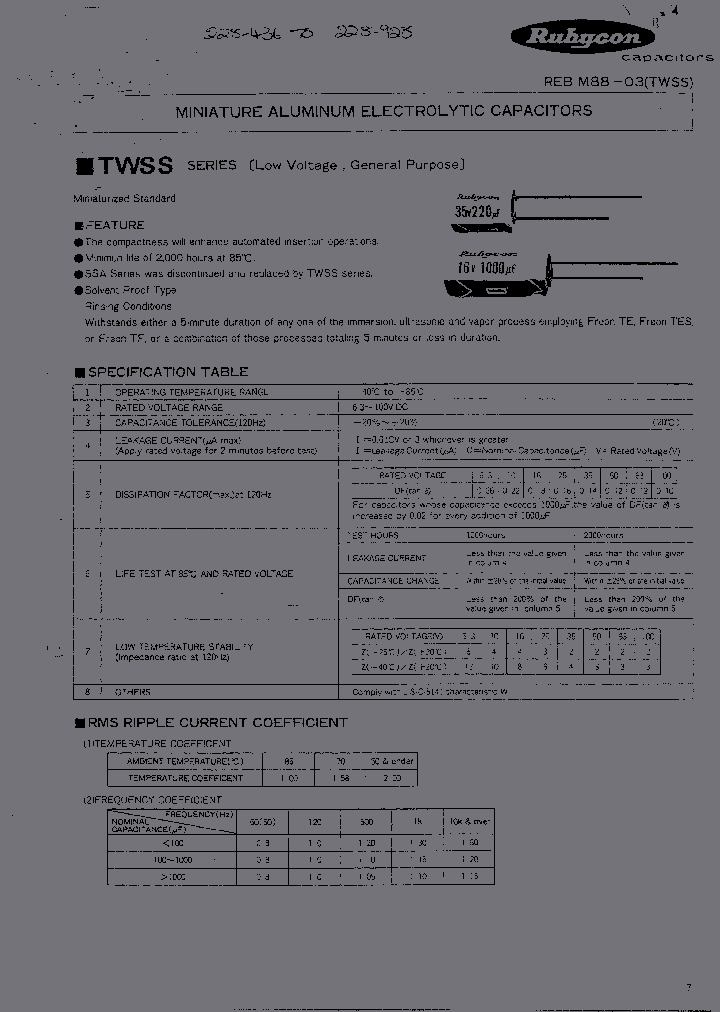 10TWSS1000M1016_2374876.PDF Datasheet