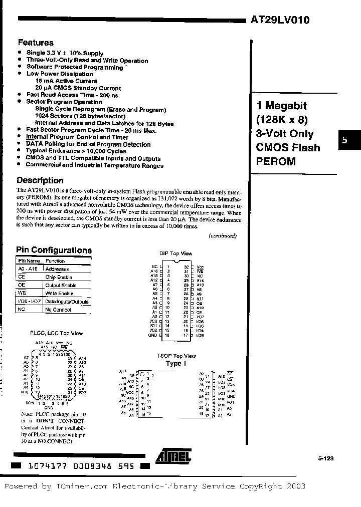 AT29LV010-20DI_2369045.PDF Datasheet