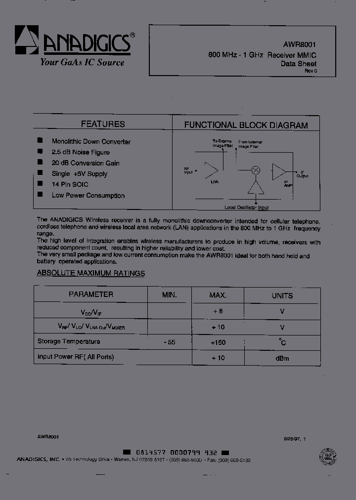 AWR8001S5C_2374470.PDF Datasheet
