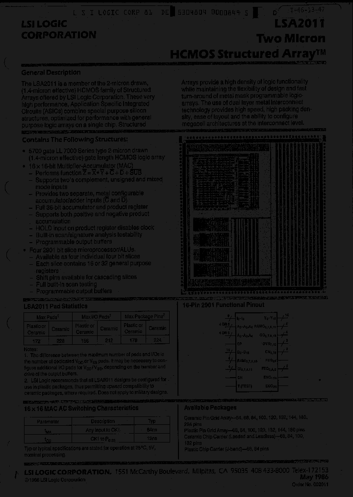 LSA2011_2372293.PDF Datasheet