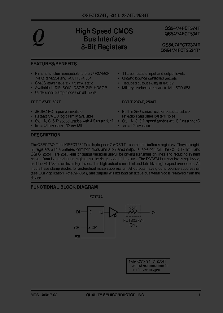 QS74FCT534ATSO_2379620.PDF Datasheet