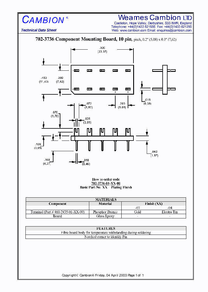 702-3736_2381645.PDF Datasheet